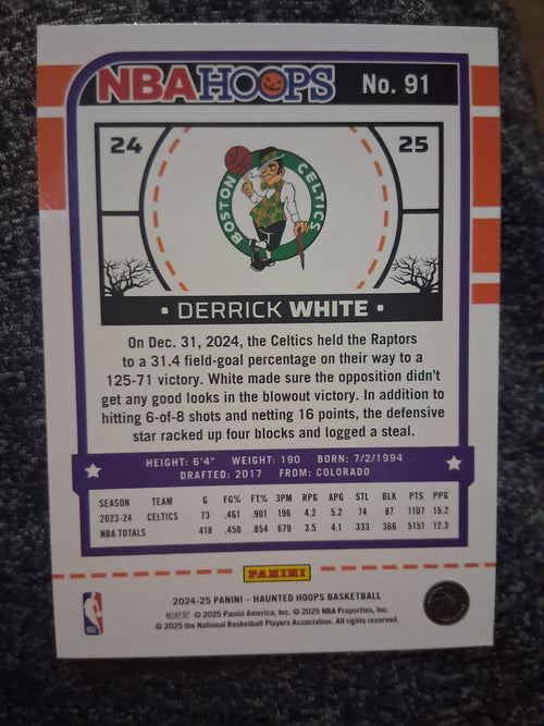 2024-25 Panini Haunted Hoops NBA Derrick White #91
